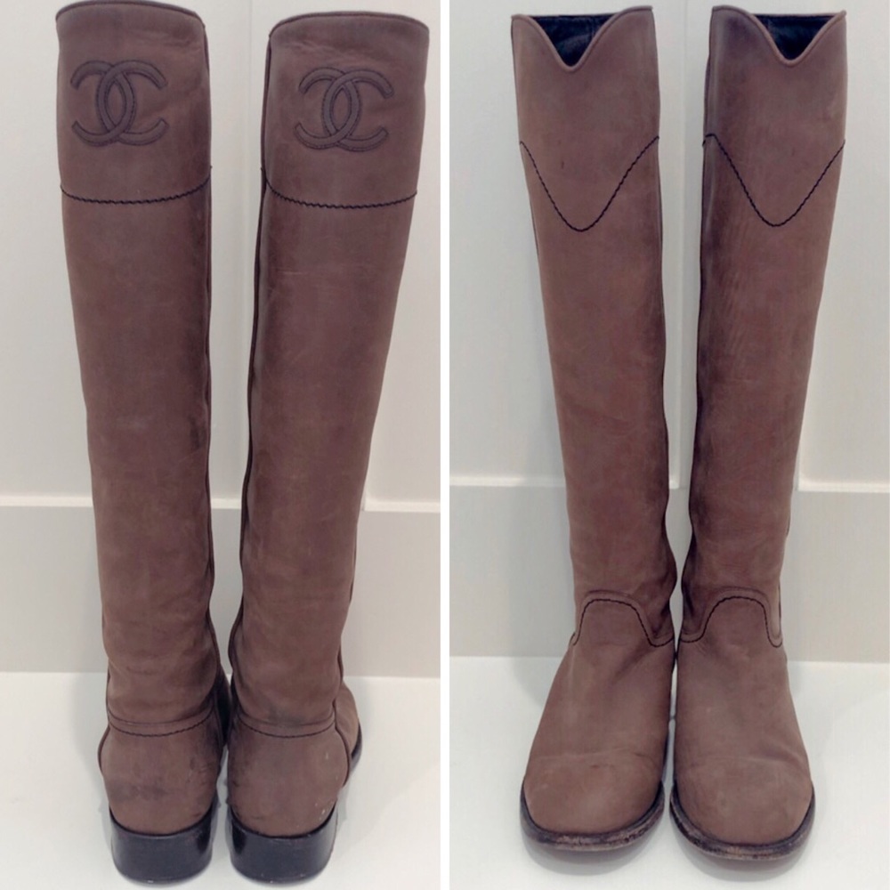 Chanel Riding Boots